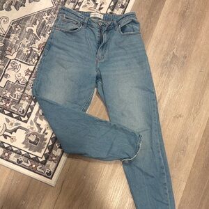 Abercrombie & Fitch Light Blue Straight Leg Jeans